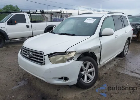 2008 Toyota Highlander from USA, damaged, VIN JTEES41A582031366